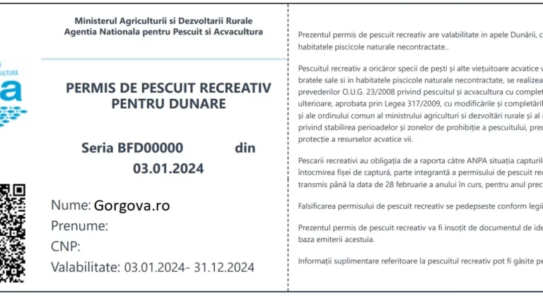 PERMIS PESCUIT ANPA: Rezolvați Rapid Orice Problemă