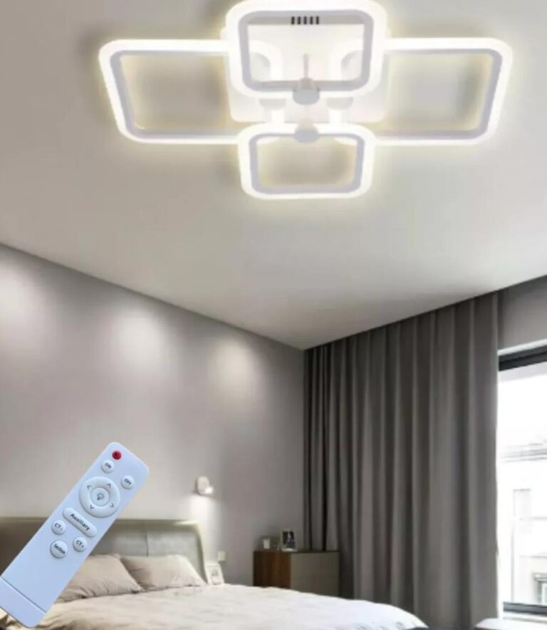 lustra led cu telecomanda