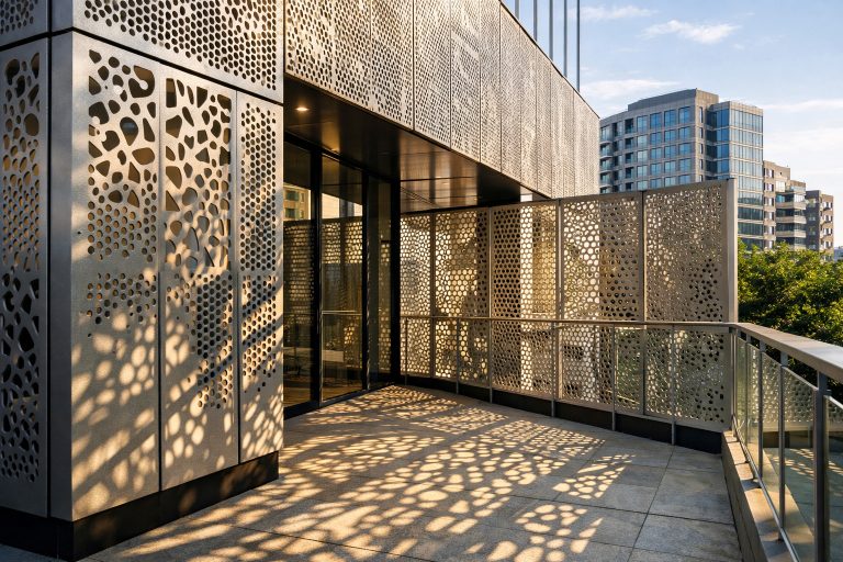 Panourile metalice traforate și arhitectura - o piele care respiră
