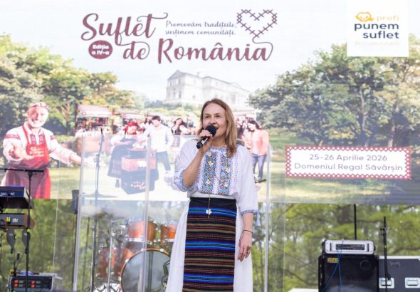 Gabriela Sirbu in deschiderea festivalului Suflet de Romania 2026