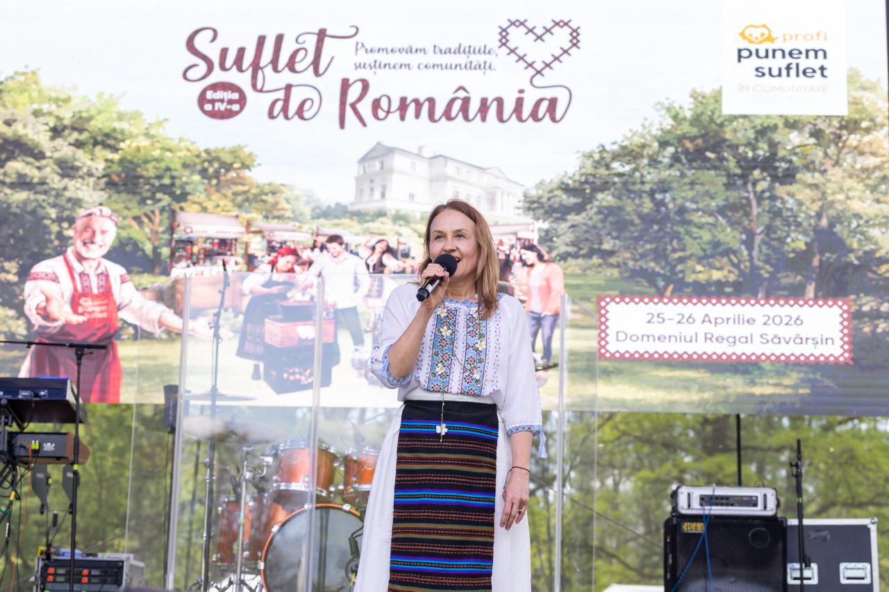 Gabriela Sirbu in deschiderea festivalului Suflet de Romania 2026