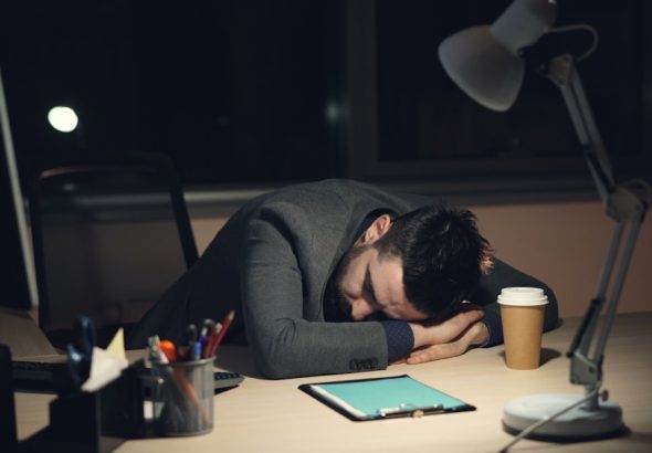 Photo psychological exhaustion