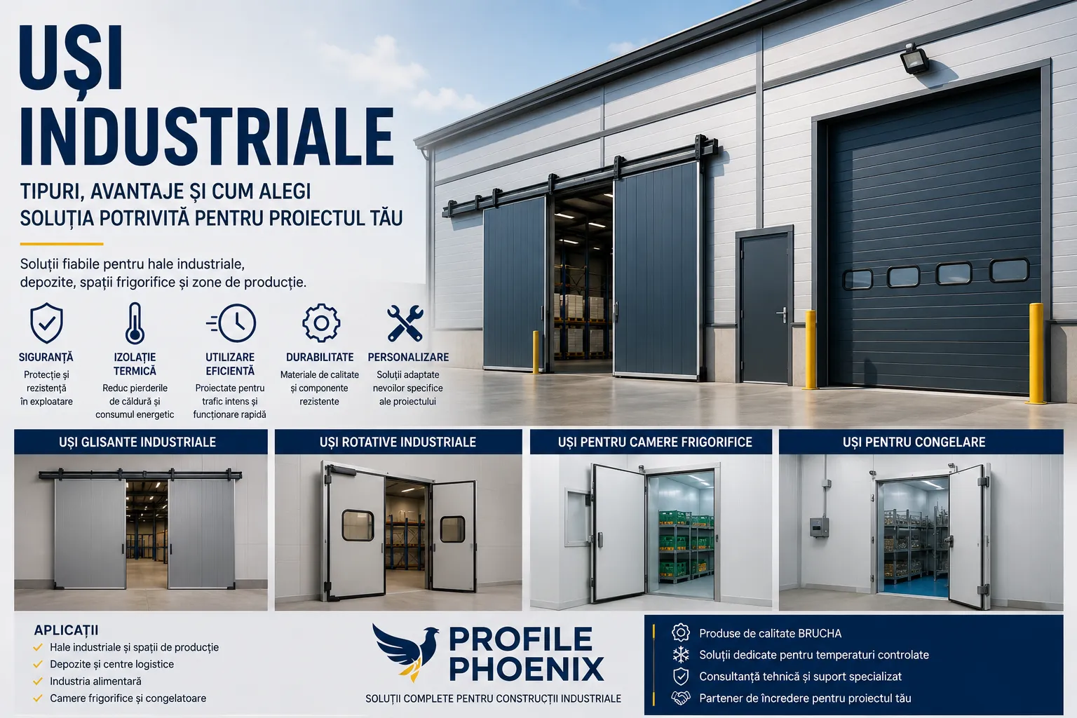 Uși industriale: tipuri, avantaje și cum alegi soluția potrivită pentru proiectul tău — Cluj Napoca NEWS
