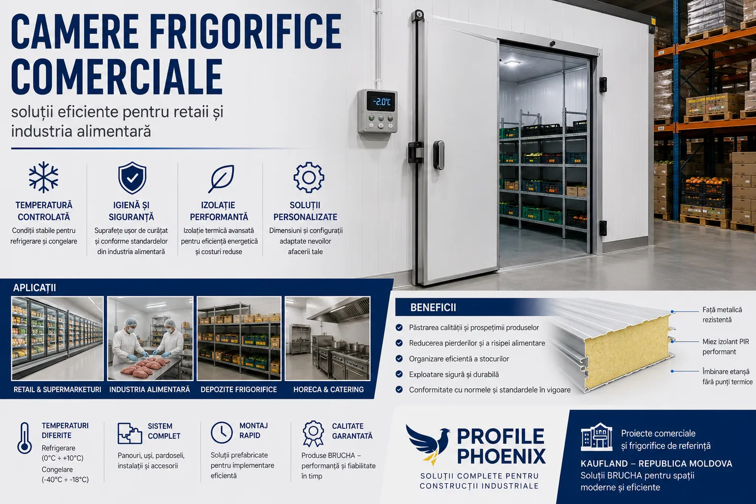 Camere frigorifice comerciale: soluții eficiente pentru retail și industria alimentară — Cluj Napoca NEWS