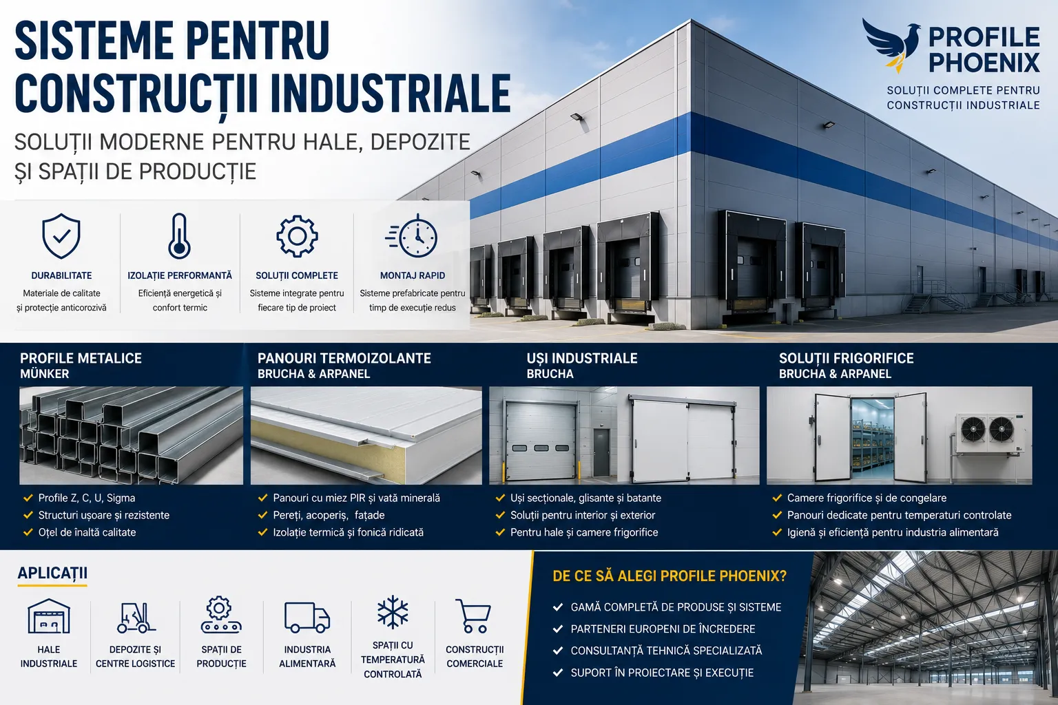 Sisteme pentru construcții industriale: soluții moderne pentru hale, depozite și spații de producție — Cluj Napoca NEWS