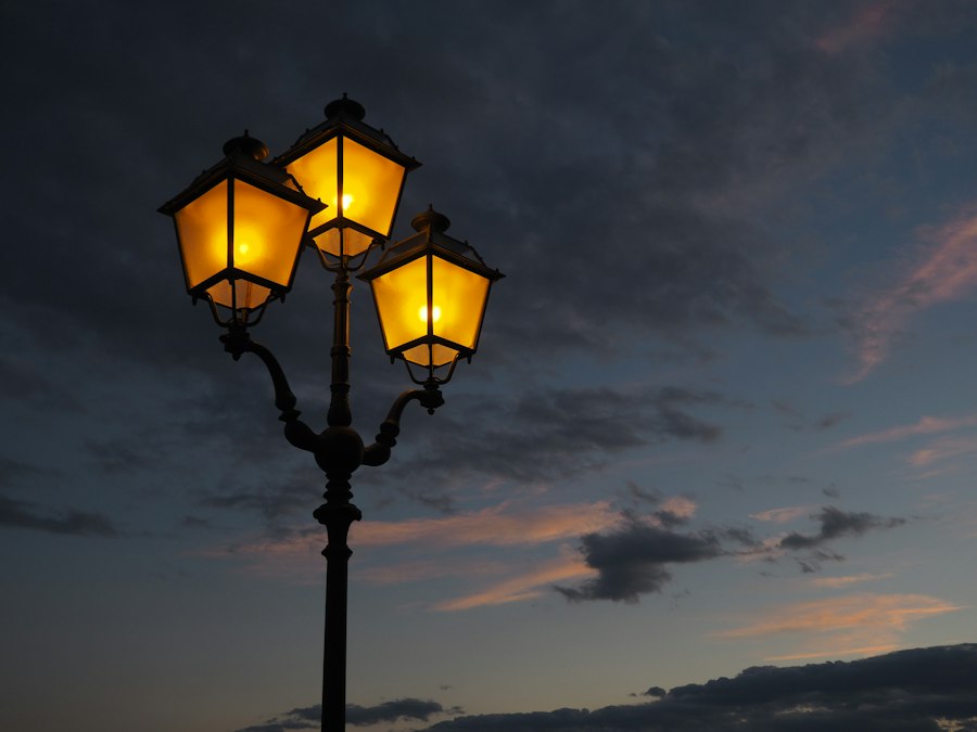 Photo public lighting