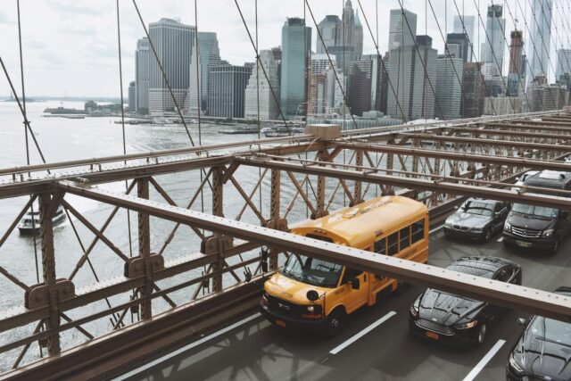 Photo transportation between cities for students